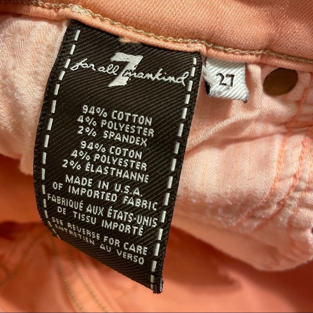 7 For All Mankind | The Skinny Jeans Size 27 - Picture 6 of 7